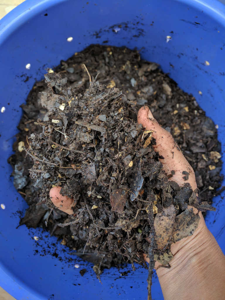 Compost is ready to use